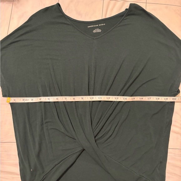AE Soft & Sexy Short Sleeve Top in Deep Green | S | Like New - Picture 4 of 6